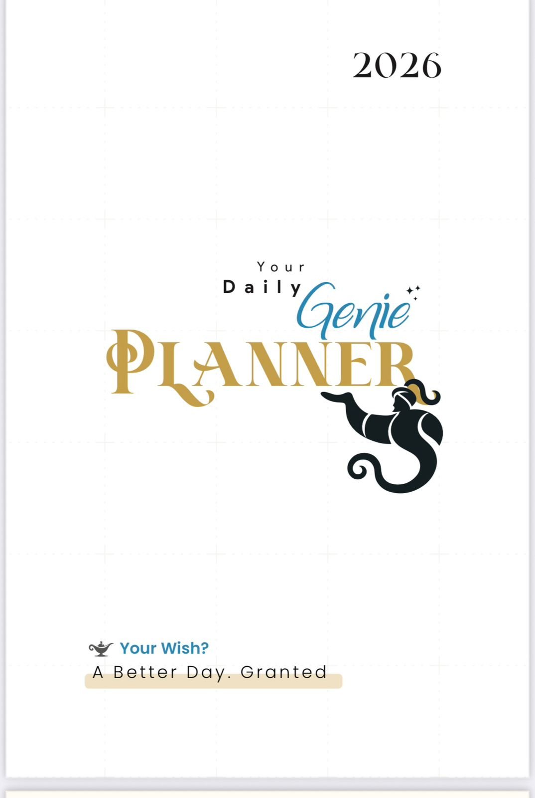 Genie Planner Cover